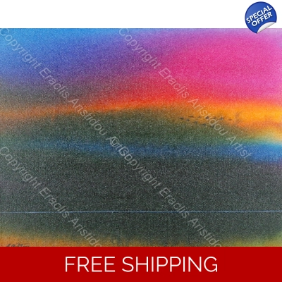 Night Sky Pink Sunrise 329